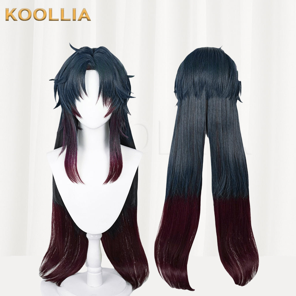Honkai: Star Rail Blade Long Dark Blue Hair Basic Wig