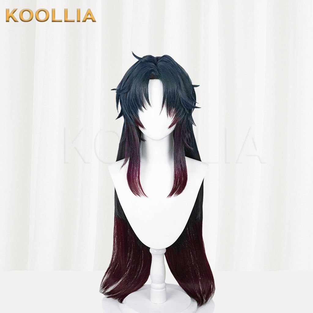 Honkai: Star Rail Blade Long Dark Blue Hair Basic Wig