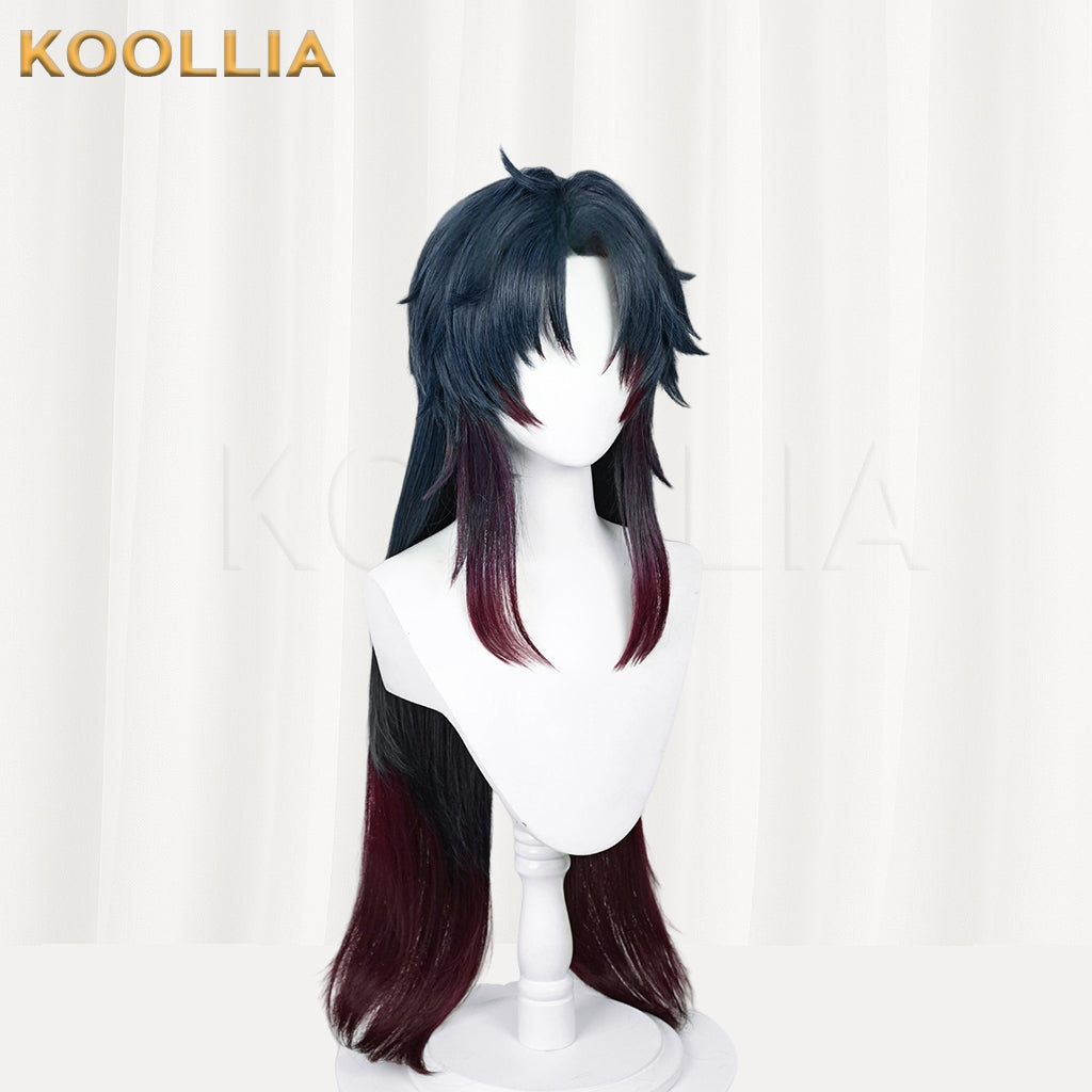 Honkai: Star Rail Blade Long Dark Blue Hair Basic Wig