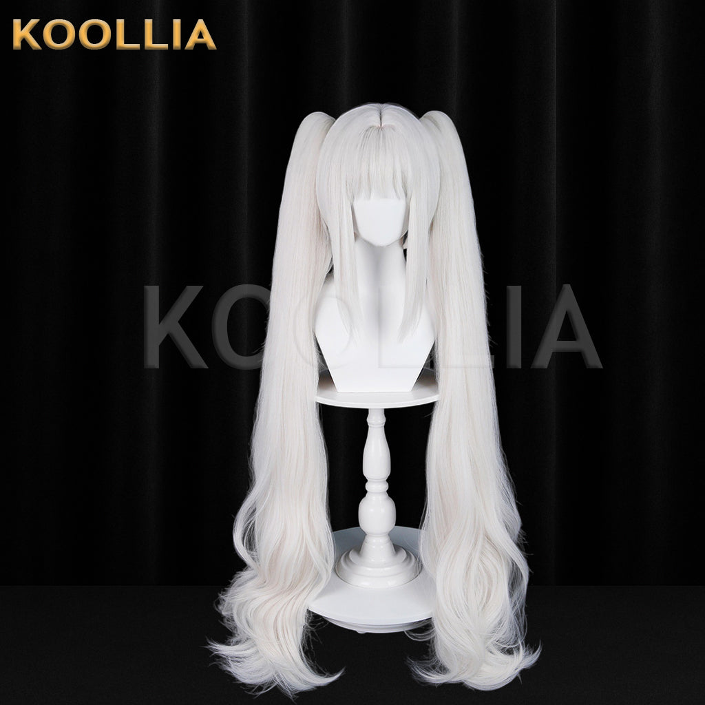 NIKKE:The Goddess of Victory Blanc Long Milky-White Hair Basic Wig
