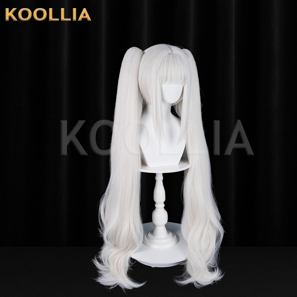 NIKKE:The Goddess of Victory Blanc Long Milky-White Hair Basic Wig