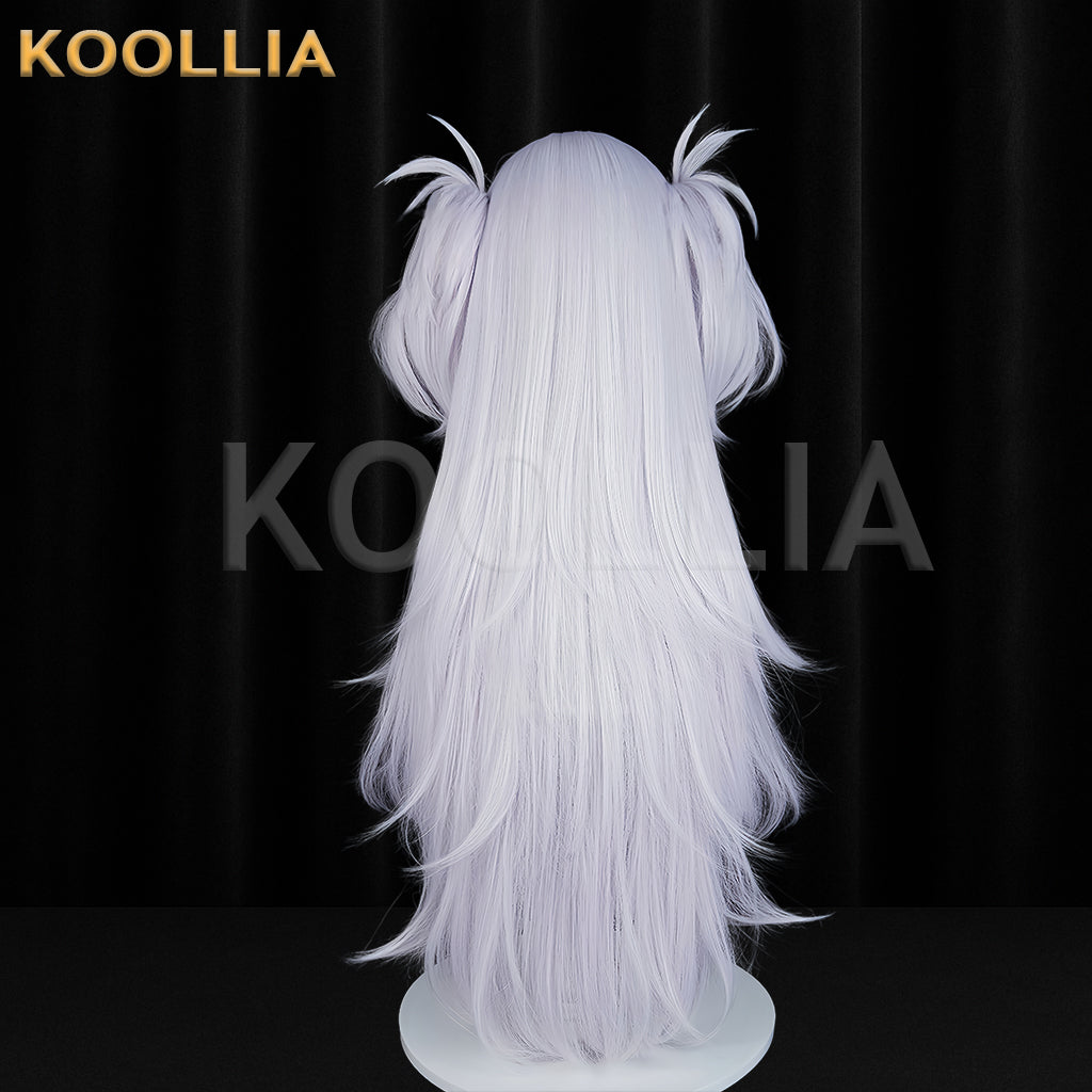 Blue Archive Itagaki Kanoe Long Silver Gray Hair Basic Wig KOOLLIA