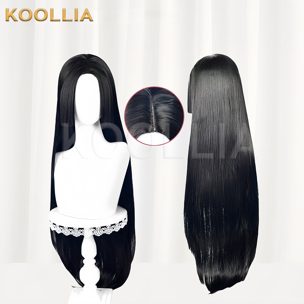One Piece Boa Hancock Long Black Hair Basic Wig