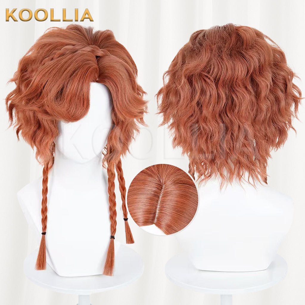 IdentityV Archer Brynhildr Vilulf Short Orange Red Hair Basic Wig