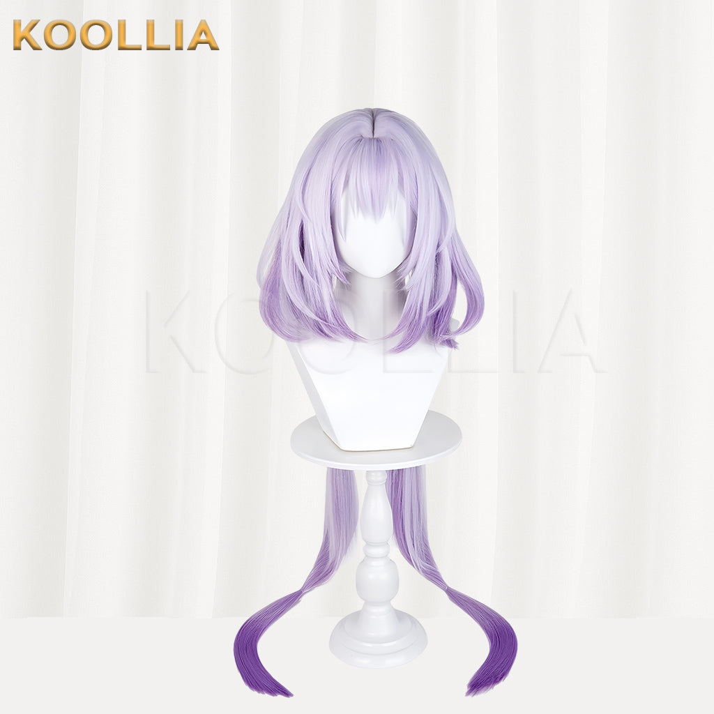 Honkai: Star Rail Castorice Long Purple Hair Basic Wig