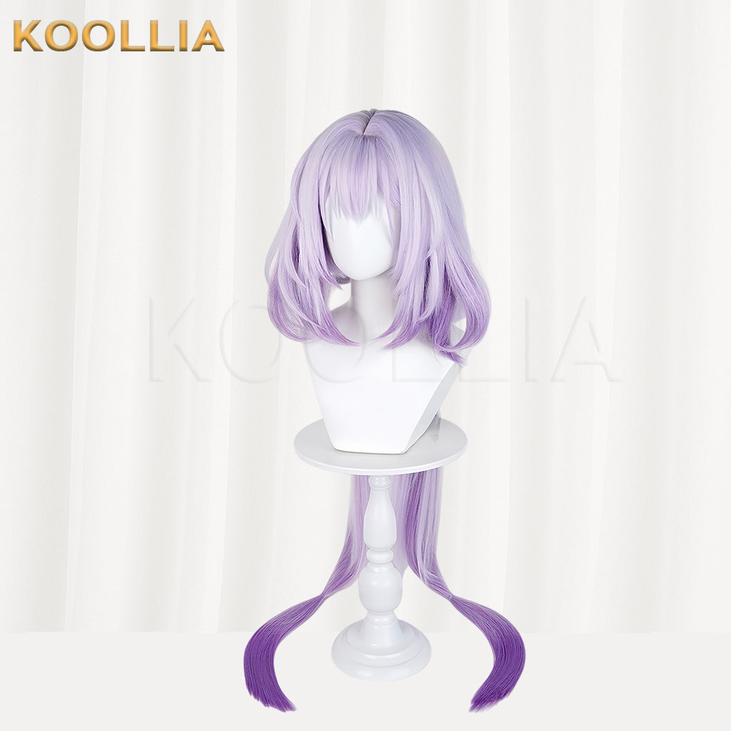Honkai: Star Rail Castorice Long Purple Hair Basic Wig