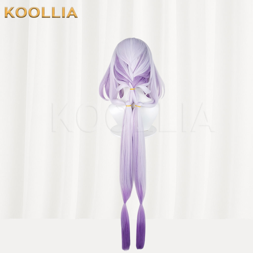 Honkai: Star Rail Castorice Long Purple Hair Basic Wig
