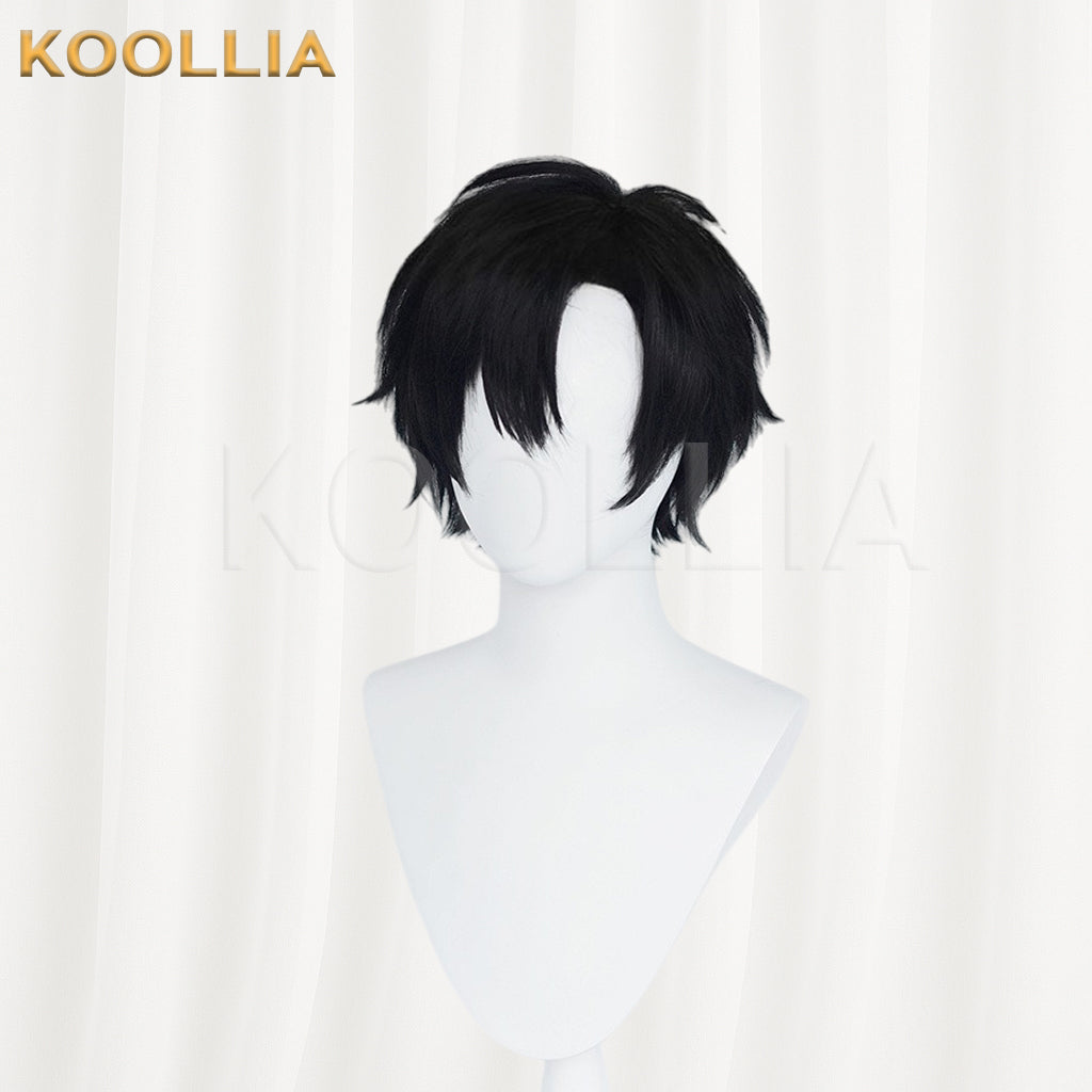Link Click Cheng Xiaoshi Short Black Hair Basic Wig