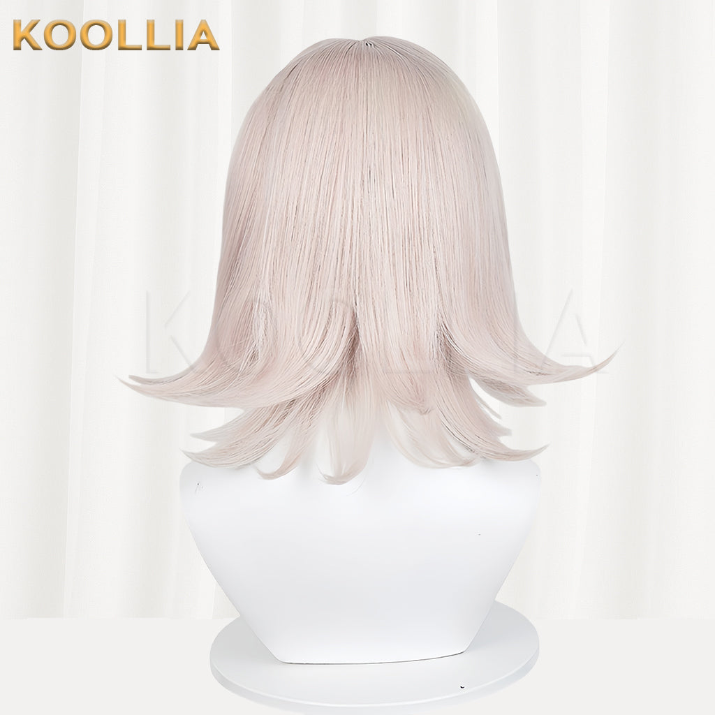 Danganronpa Nanami ChiaKi Short Pink Hair Basic Wig