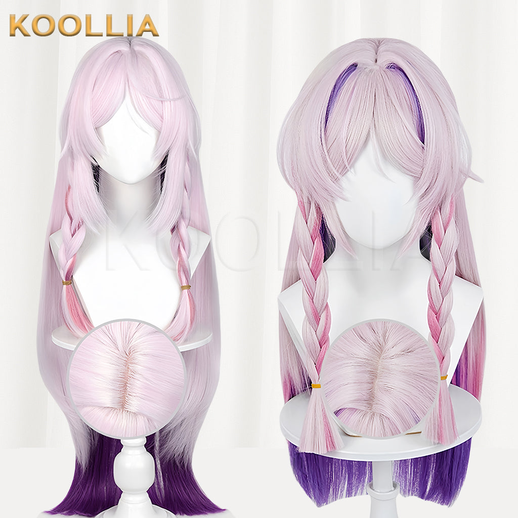 Genshin Impact Citlali Lange rosa-lila Haare Basic Perücke