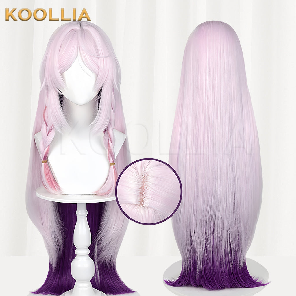 Genshin Impact Citlali Lange rosa-lila Haare Basic Perücke