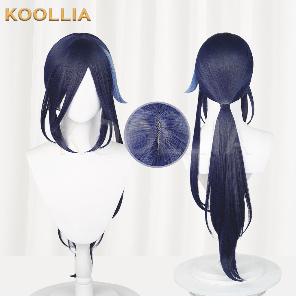 Genshin Impact Clorinde Long Purple Hair Basic Wig