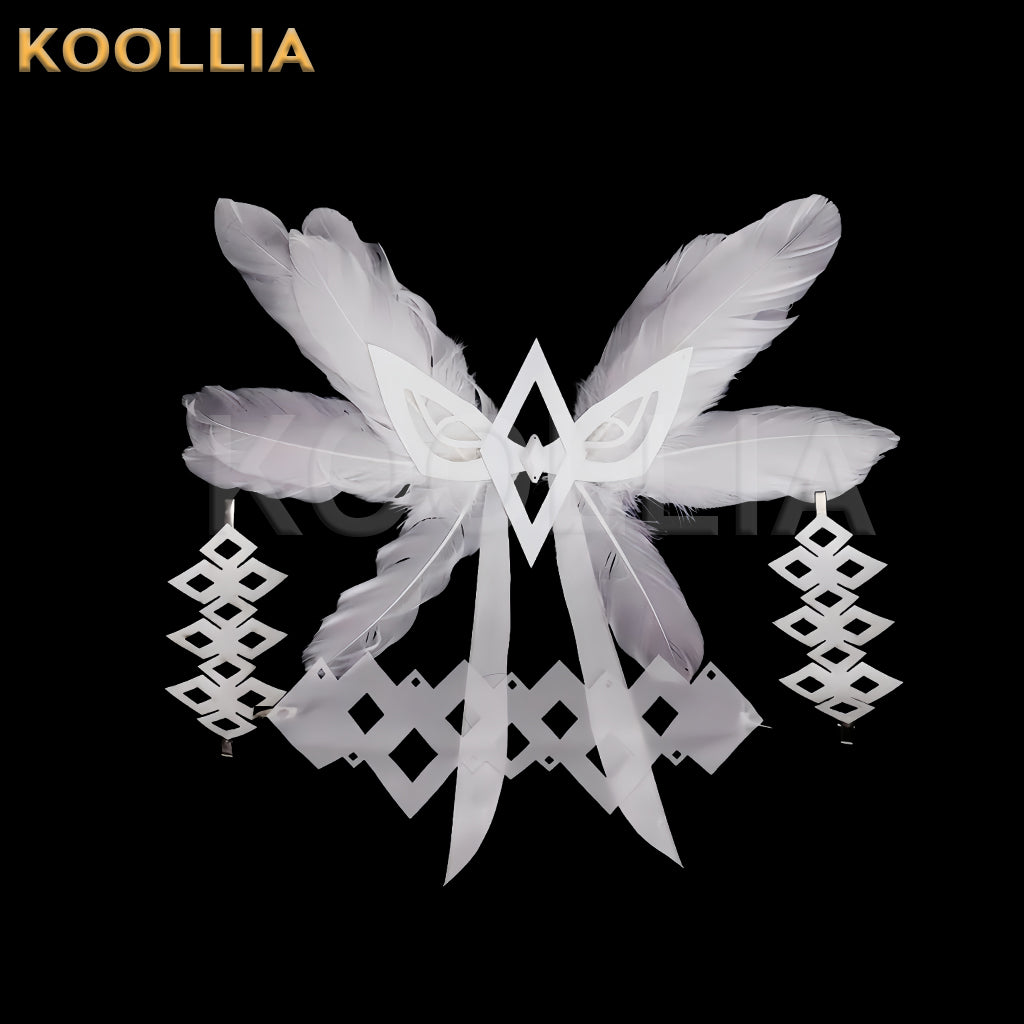 Genshin Impact Columbina Lange Mix-Haar-Basisperücke