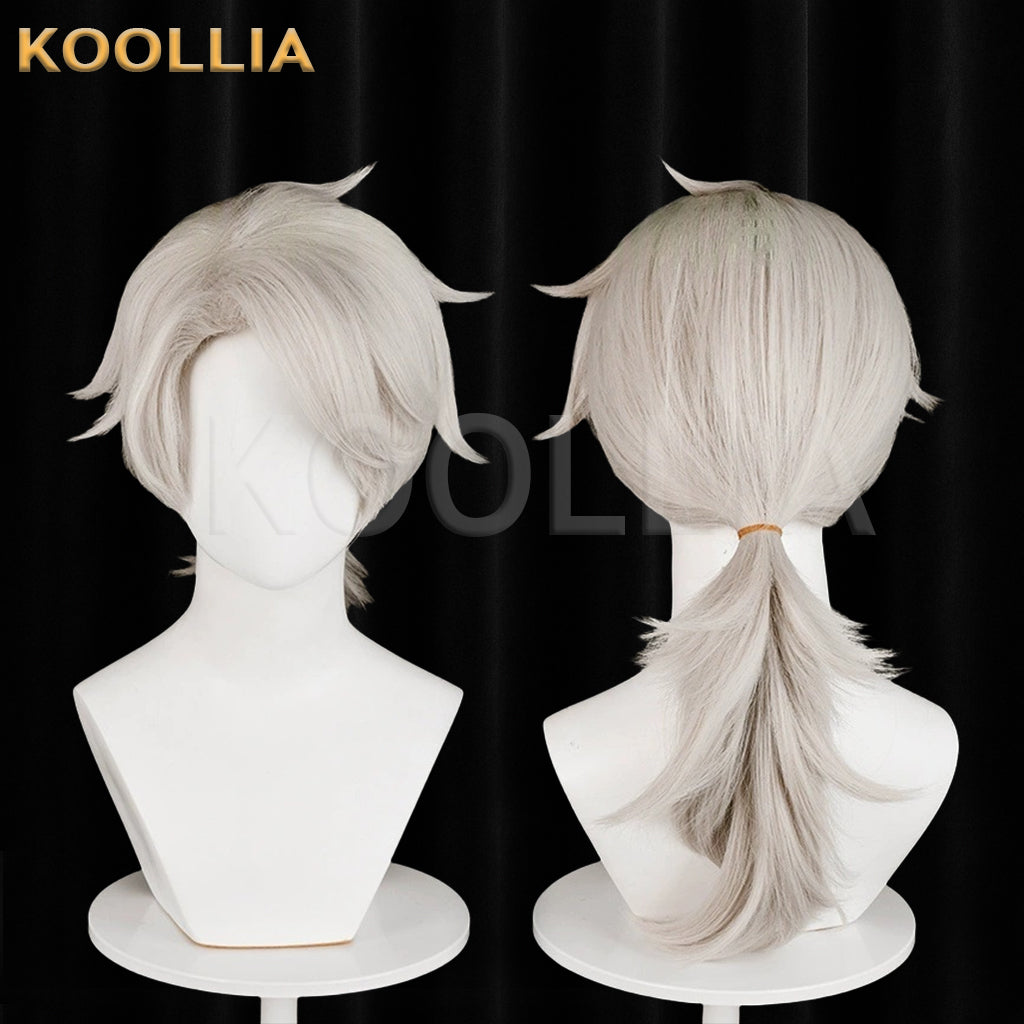 IdentityV Composer Frederick Long Silver Hair Basic Wig