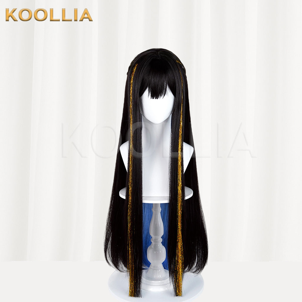 Honkai: Star Rail Constance Long Black Hair Basic Wig