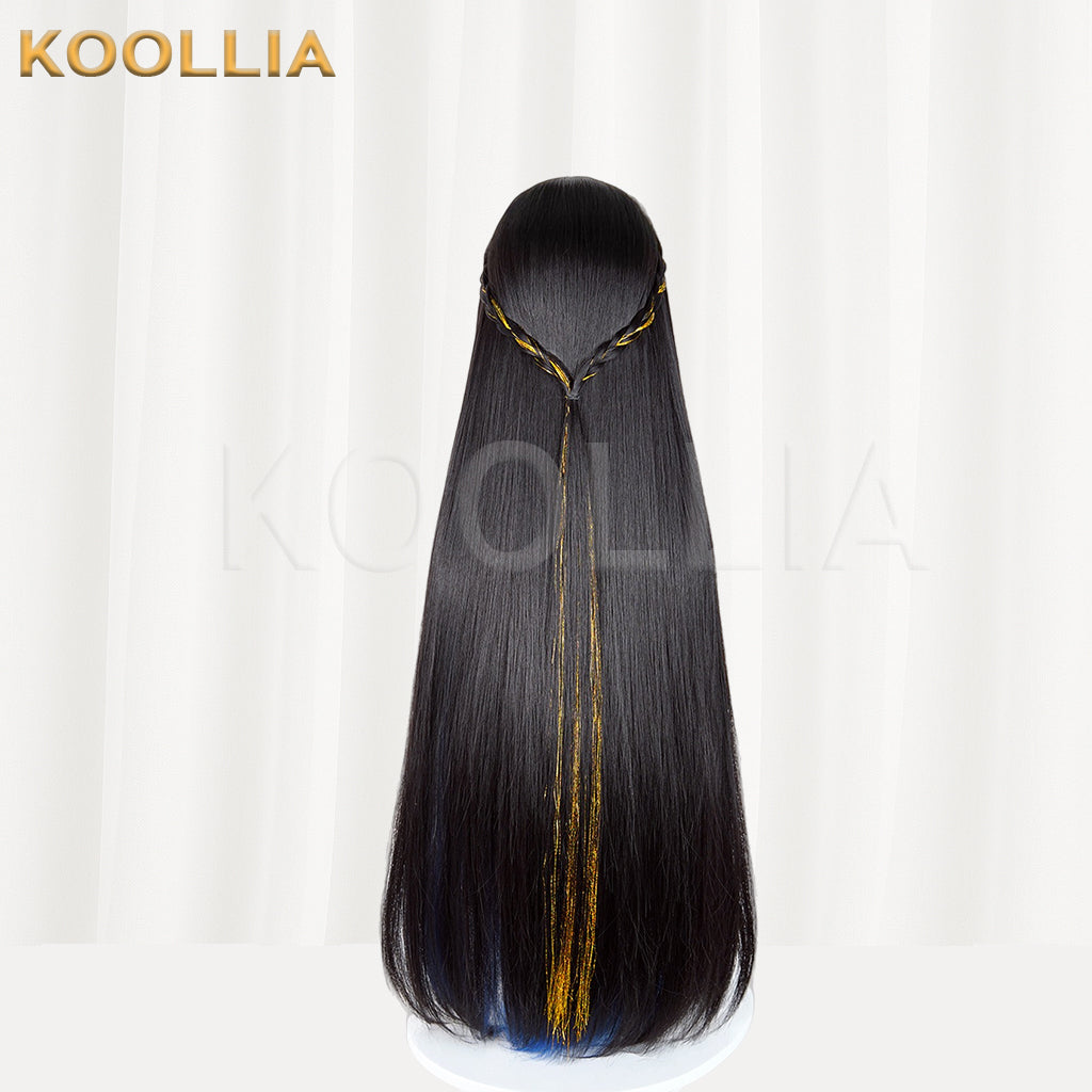Honkai: Star Rail Constance Long Black Hair Basic Wig