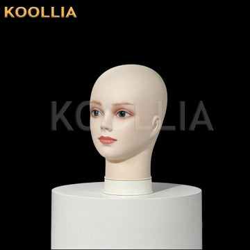 Cosplay head model with pin insertable design, shiny head, small head circumference female head model.