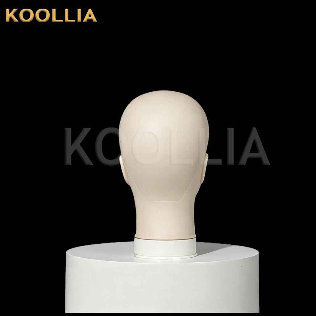 Cosplay head model with pin insertable design, shiny head, small head circumference female head model.