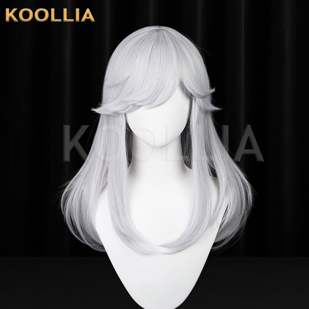 Genshin Impact Cyno Long White Hair Basic Wig