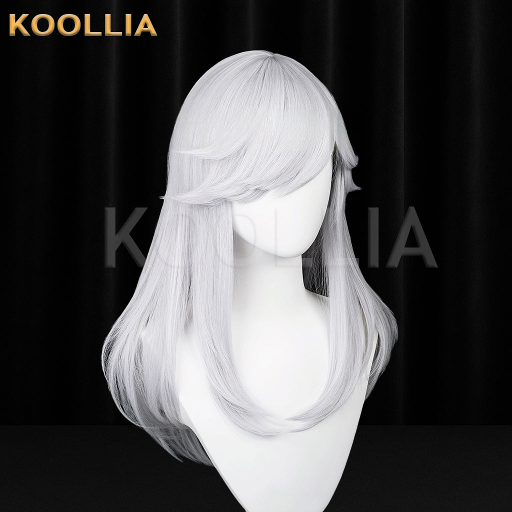 Genshin Impact Cyno Long White Hair Basic Wig