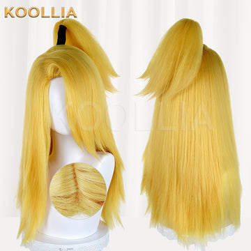 Naruto Deidara Long Yellow Hair Basic Wig - KOOLLIA