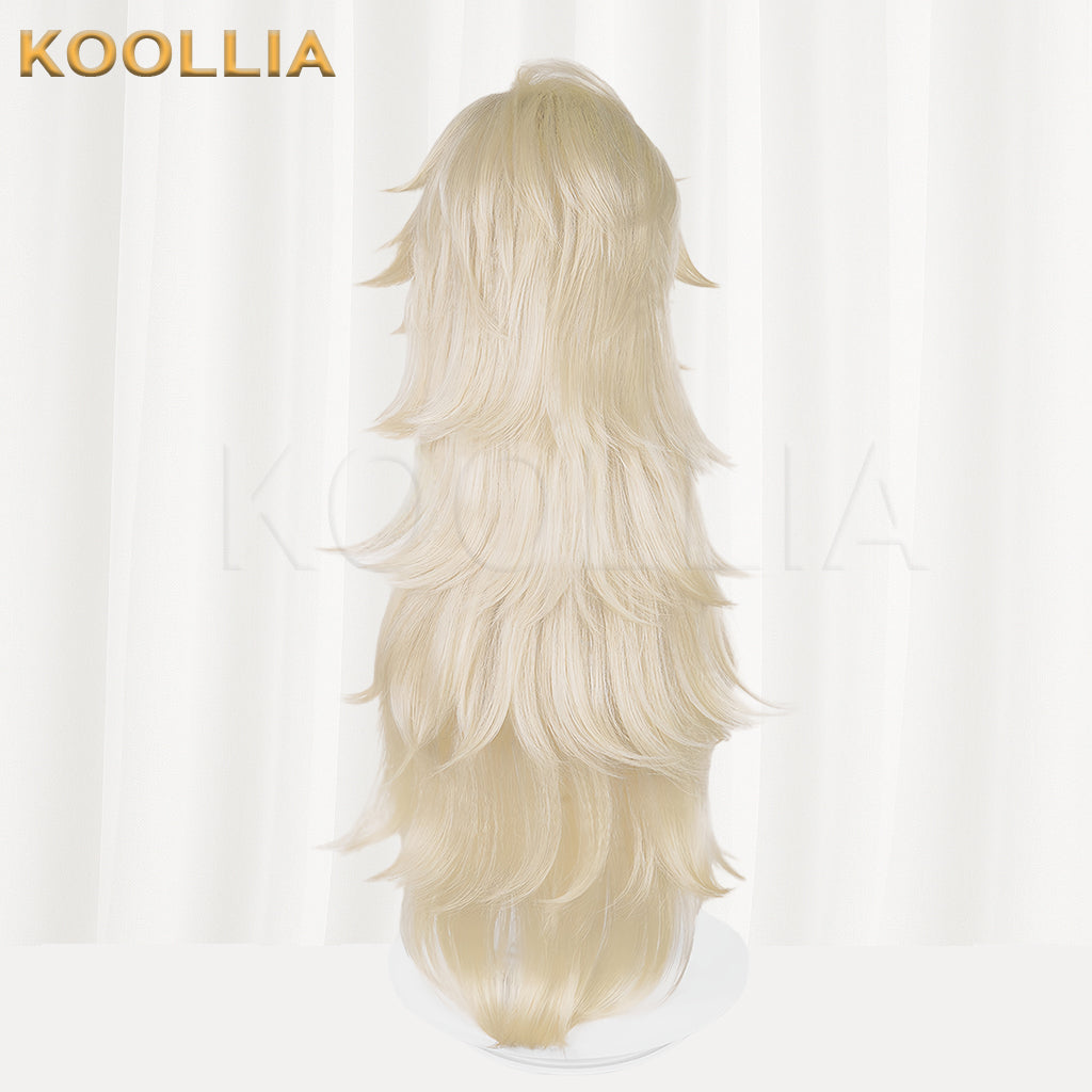 Demon Slayer Douma Long Blonde Hair Basic Wig