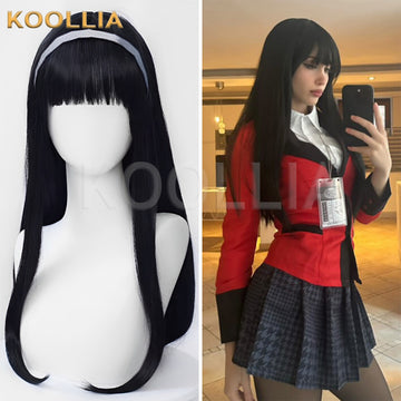Identity V Yidhra Kawakami Tomie Long Black Hair Basic Wig - KOOLLIA