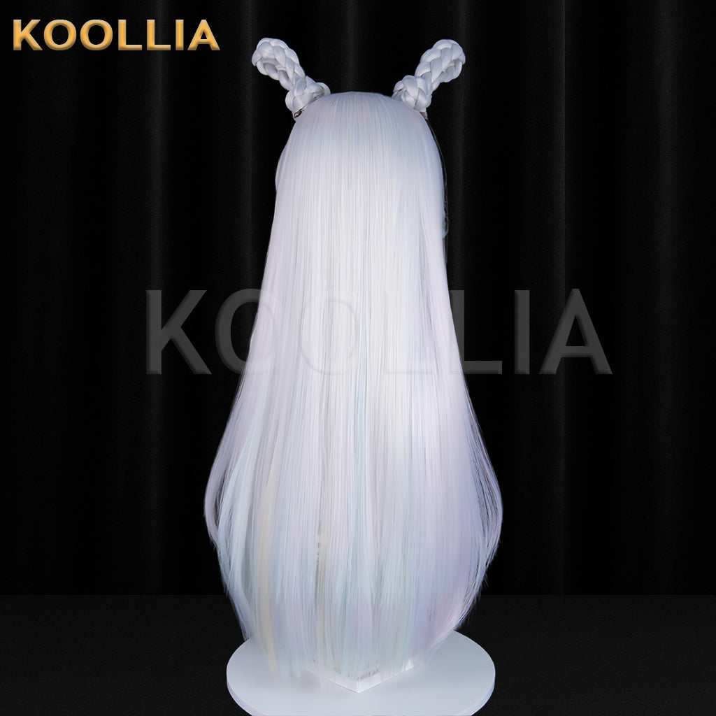 Honor of Kings Duo Liya Long White Hair Basic Wig