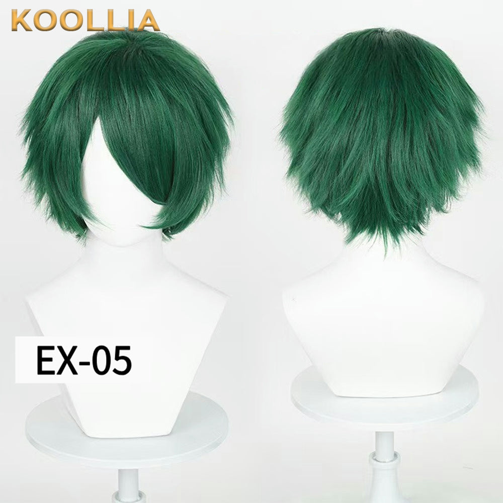 All-purpose 30cm High Temperature Basic Wig(Fluffed-Top)