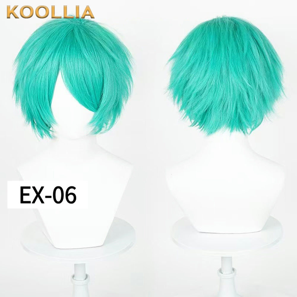 All-purpose 30cm High Temperature Basic Wig(Fluffed-Top)