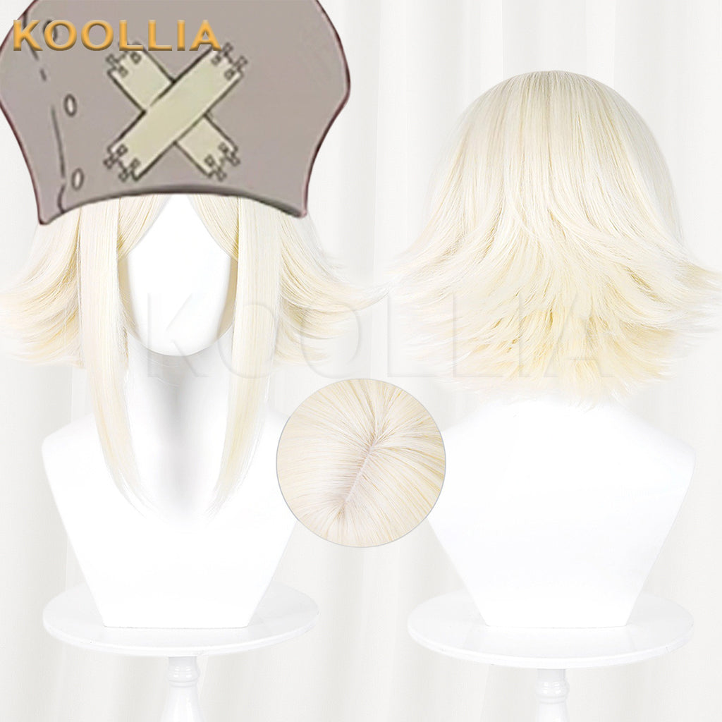 Gachiakuta Eisha Stilza Short Blonde Hair Basic Wig