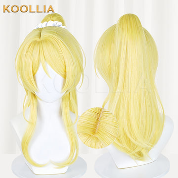 Love Live! Eli Ayase Short Yellow Hair Basic Wig - KOOLLIA