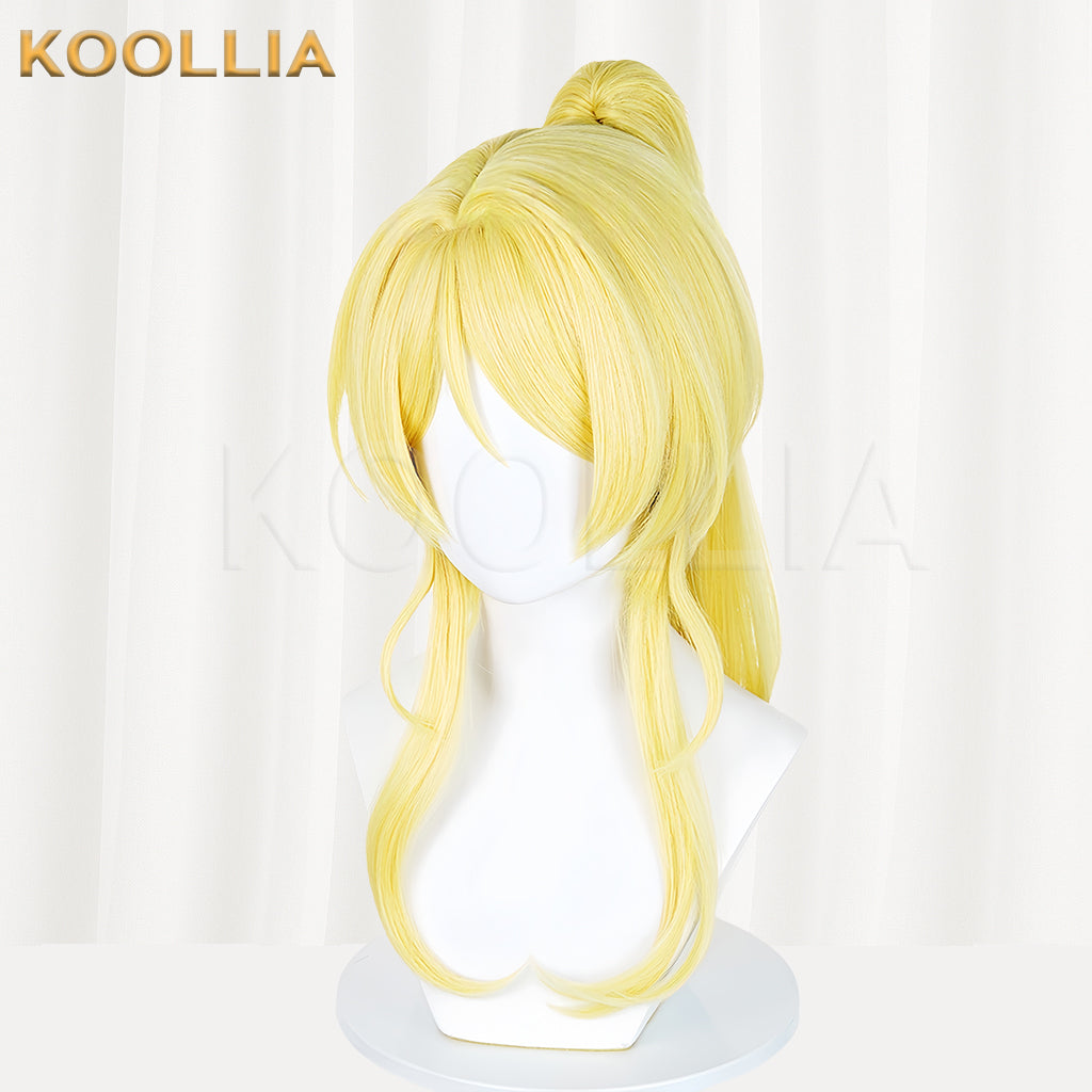 Love Live! Eli Ayase Short Yellow Hair Basic Wig