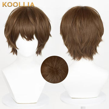 IdentityV Seer Eli Clark Short Brown Hair Basic Wig - KOOLLIA