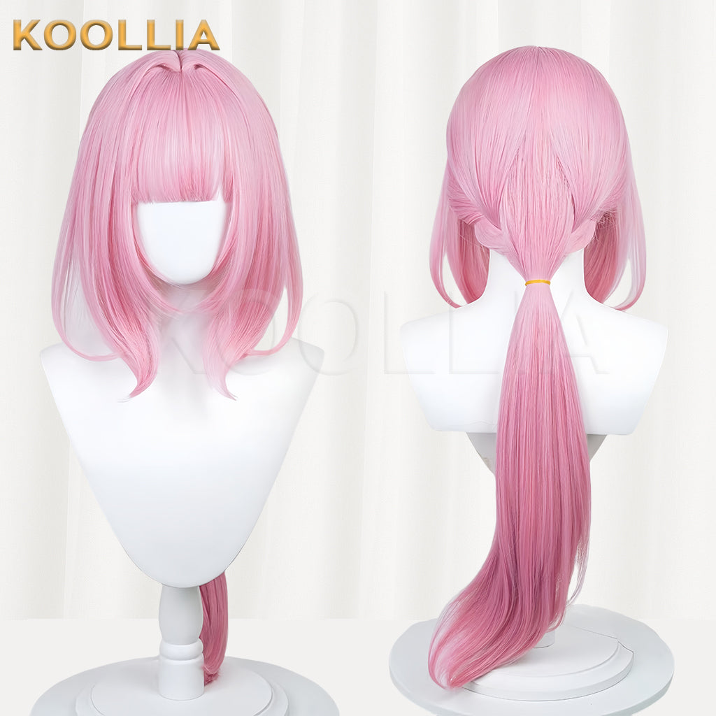 Honkai Impact 3 Elysia Long Pink Hair Basic Wig