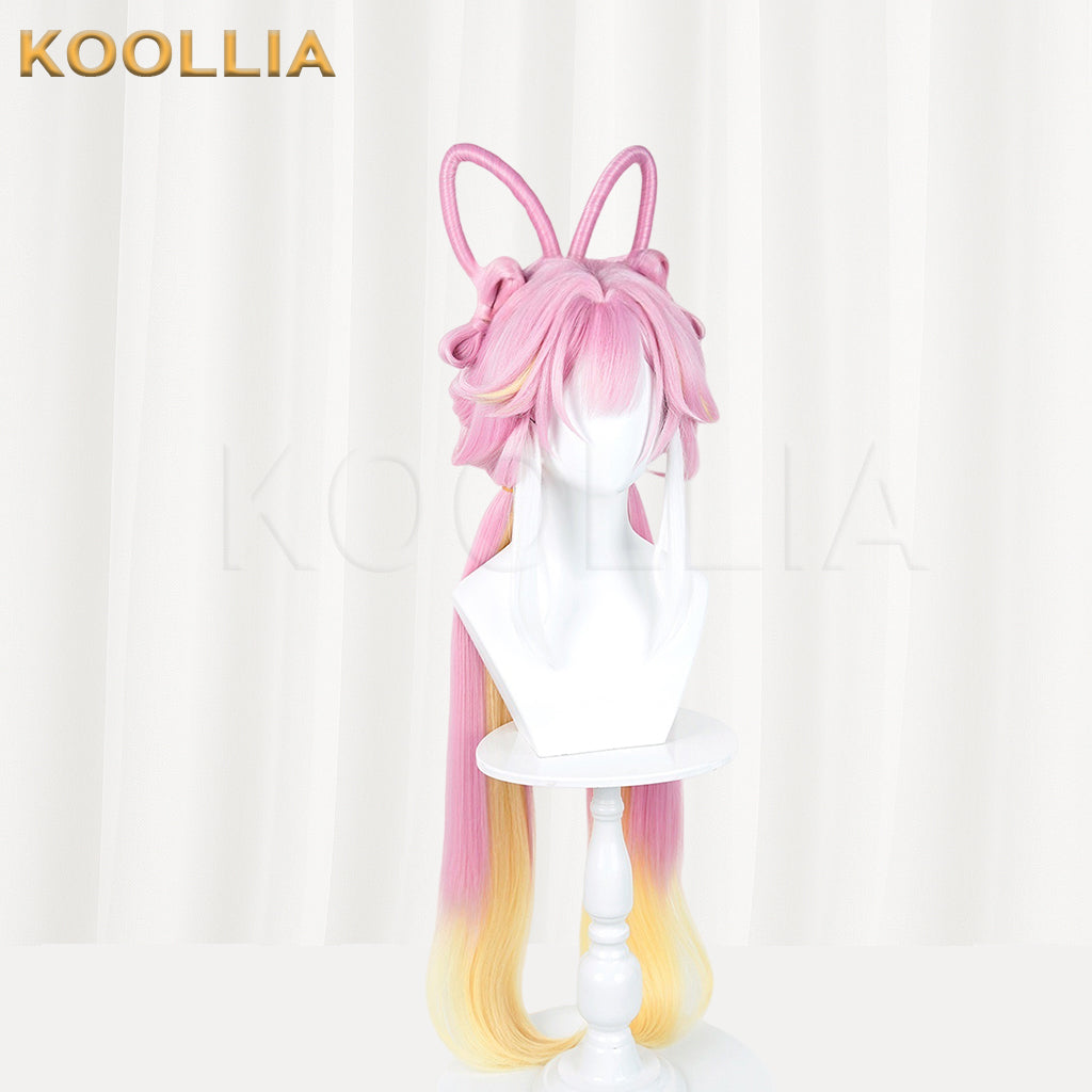 Honkai Impact 3 Elysia Glistening Moon Long Mix Hair Basic Wig