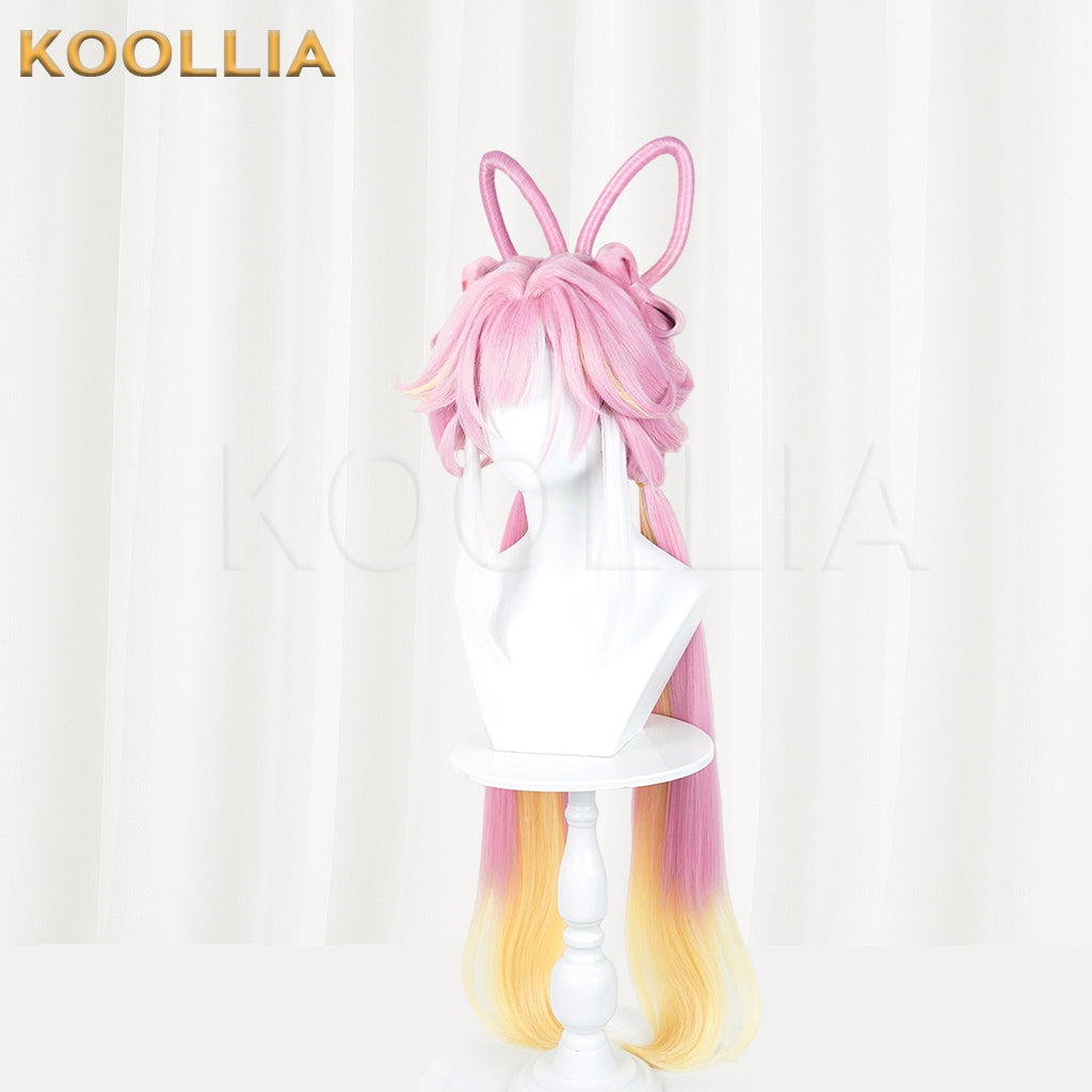 Honkai Impact 3 Elysia Glistening Moon Long Mix Hair Basic Wig