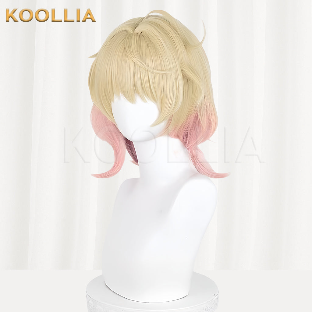 Genshin Impact Emilie Short Yellow Hair Basic Wig