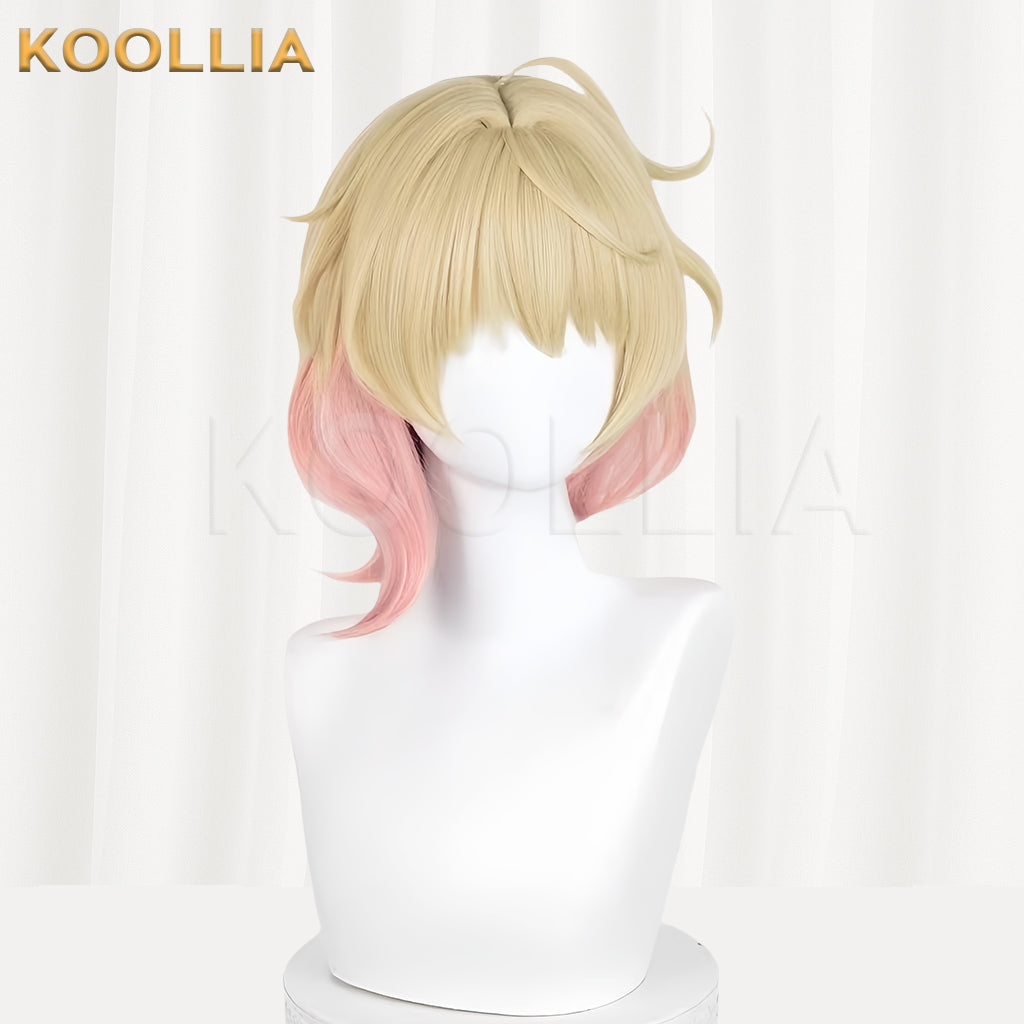 Genshin Impact Emilie Short Yellow Hair Basic Wig