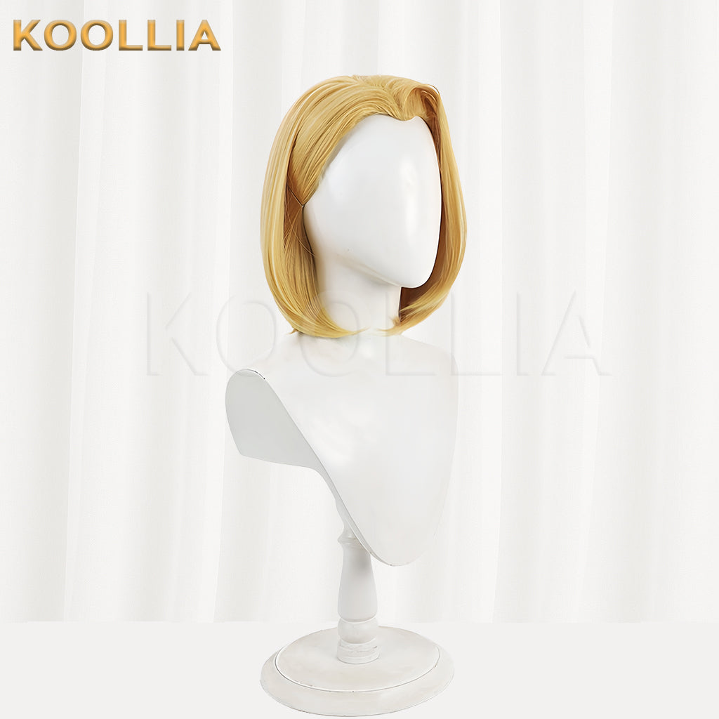Marvel Rivals Emma Frost Short Golden Hair Basic Wig