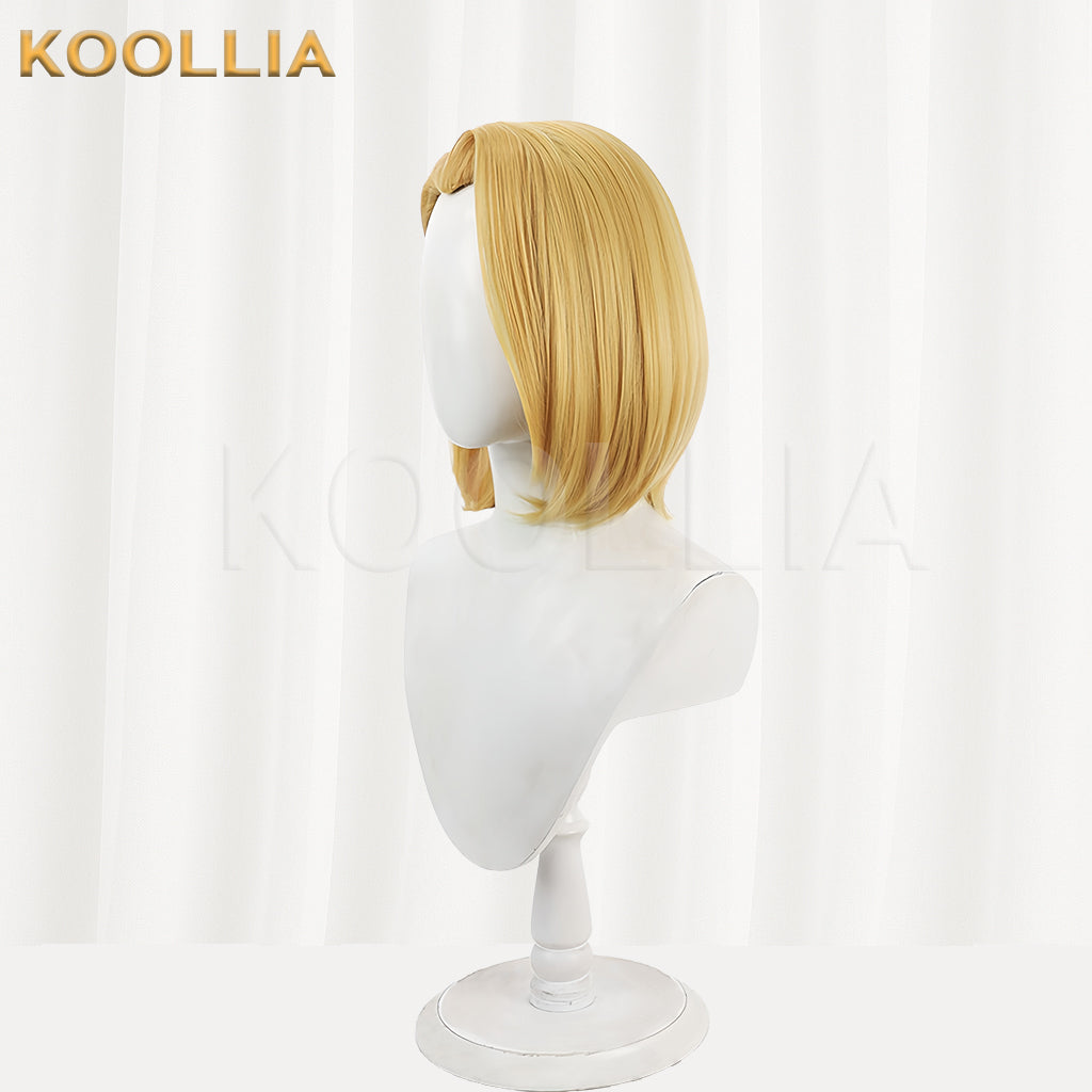 Marvel Rivals Emma Frost Short Golden Hair Basic Wig