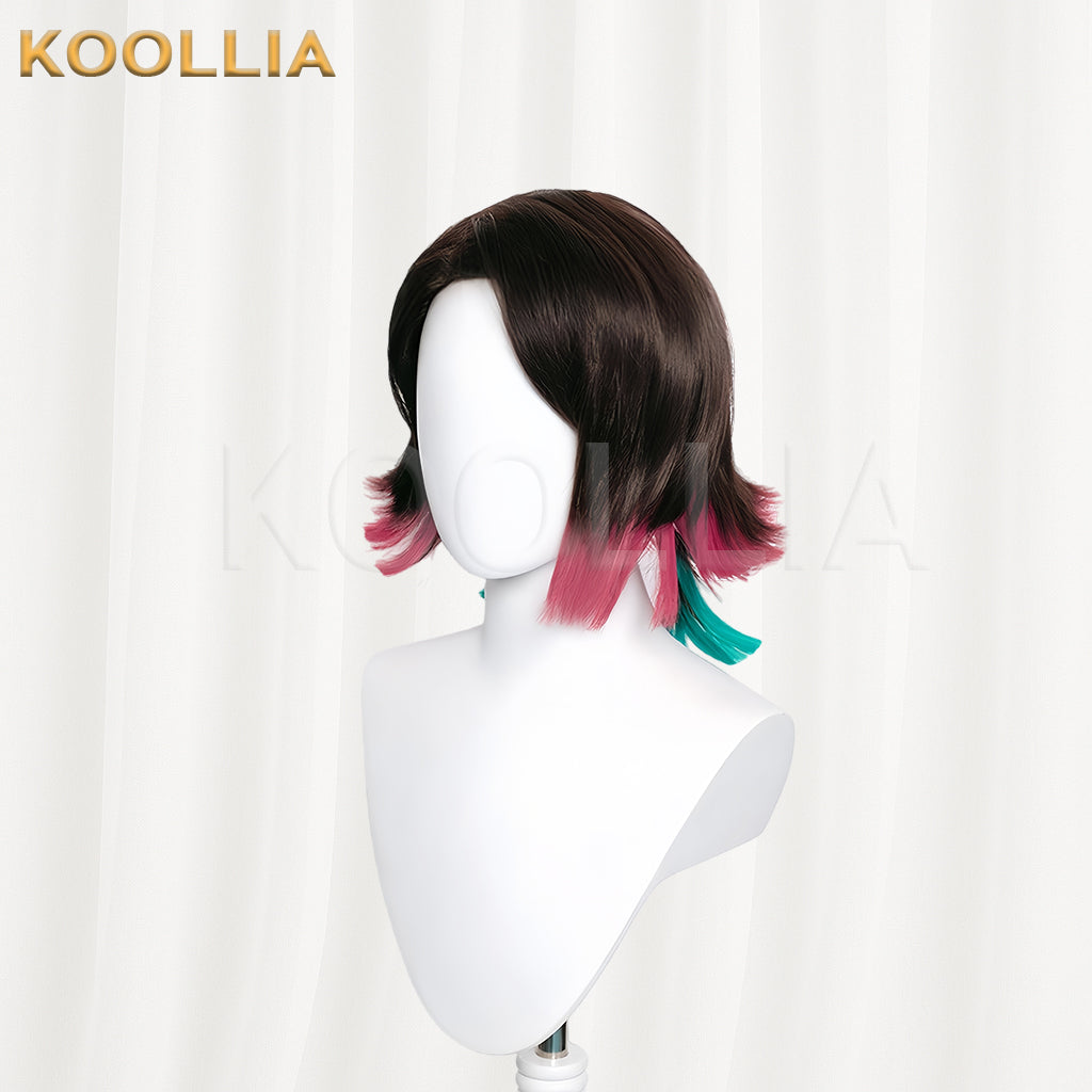 Demon Slayer Enmu Short Mix Hair Basic Wig