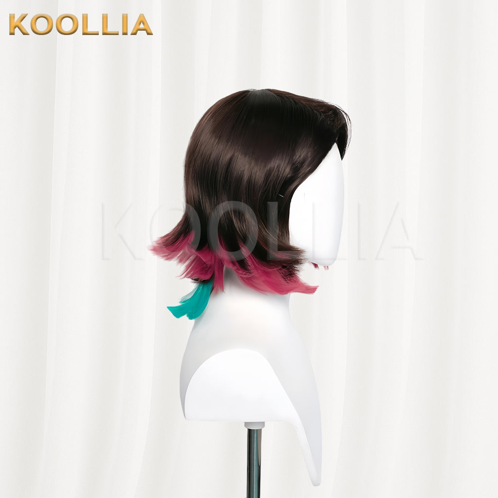 Demon Slayer Enmu Short Mix Hair Basic Wig