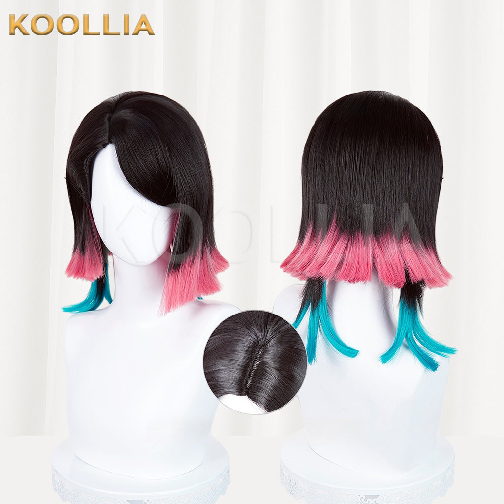 Demon Slayer Enmu Short Mix Hair Basic Wig