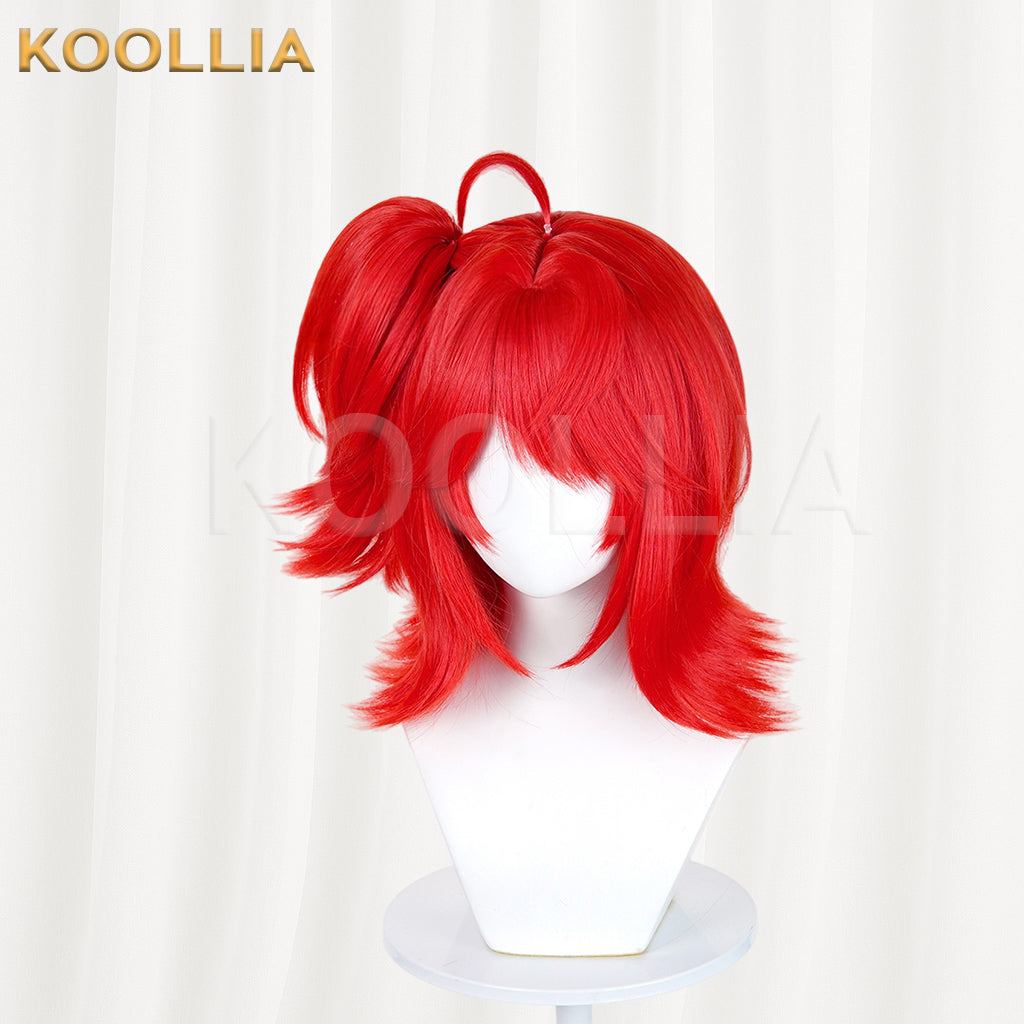 Arknights Exusiai the New Covenant Long Red Hair Basic Wig