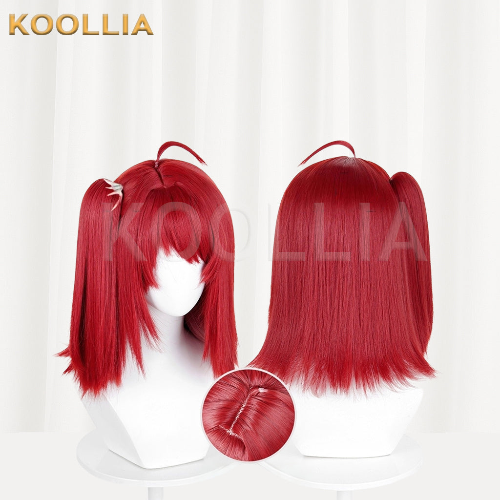 Arknights Exusiai the New Covenant Long Red Hair Basic Wig