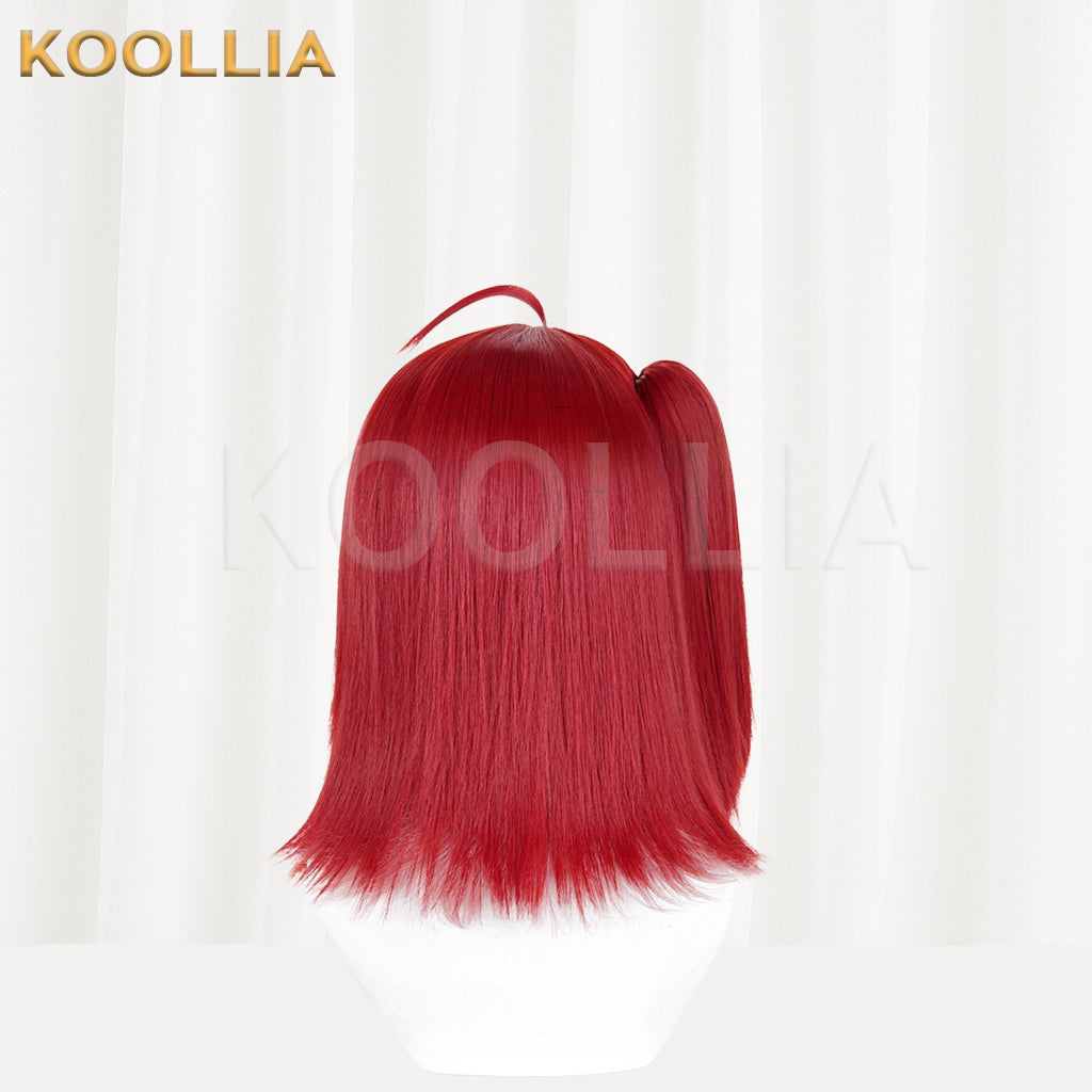 Arknights Exusiai the New Covenant Long Red Hair Basic Wig