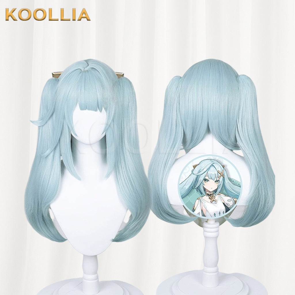 Genshin Impact Faruzan Long Blue Hair Basic Wig