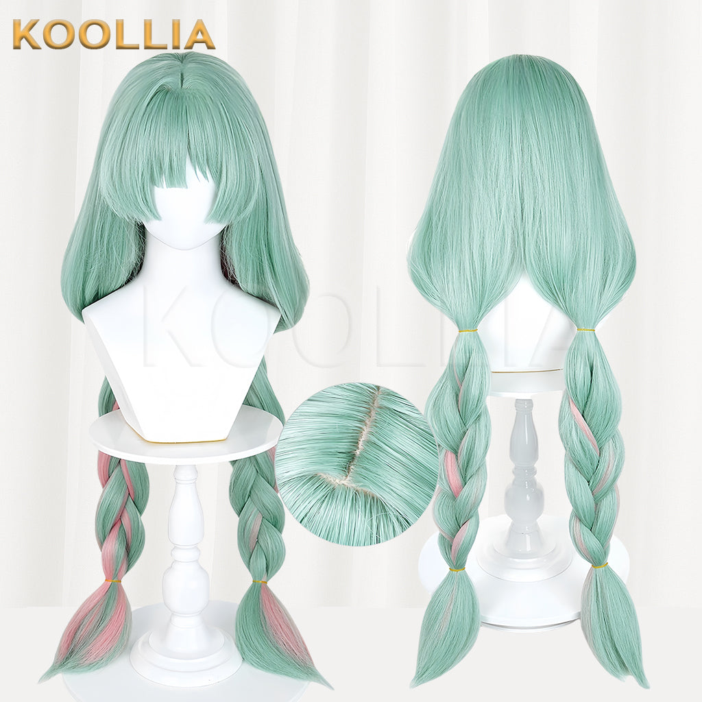 Wuthering Waves Phrolova Long Green Hair Basic Wig