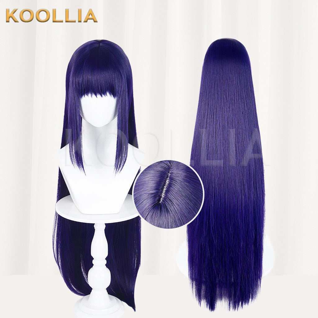 Shugo Chara Fujisaki Nagihiko Long Purple Hair Basic Wig